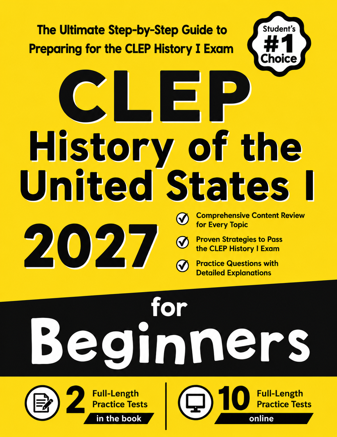 CLEP History of the United States I for Beginners book cover